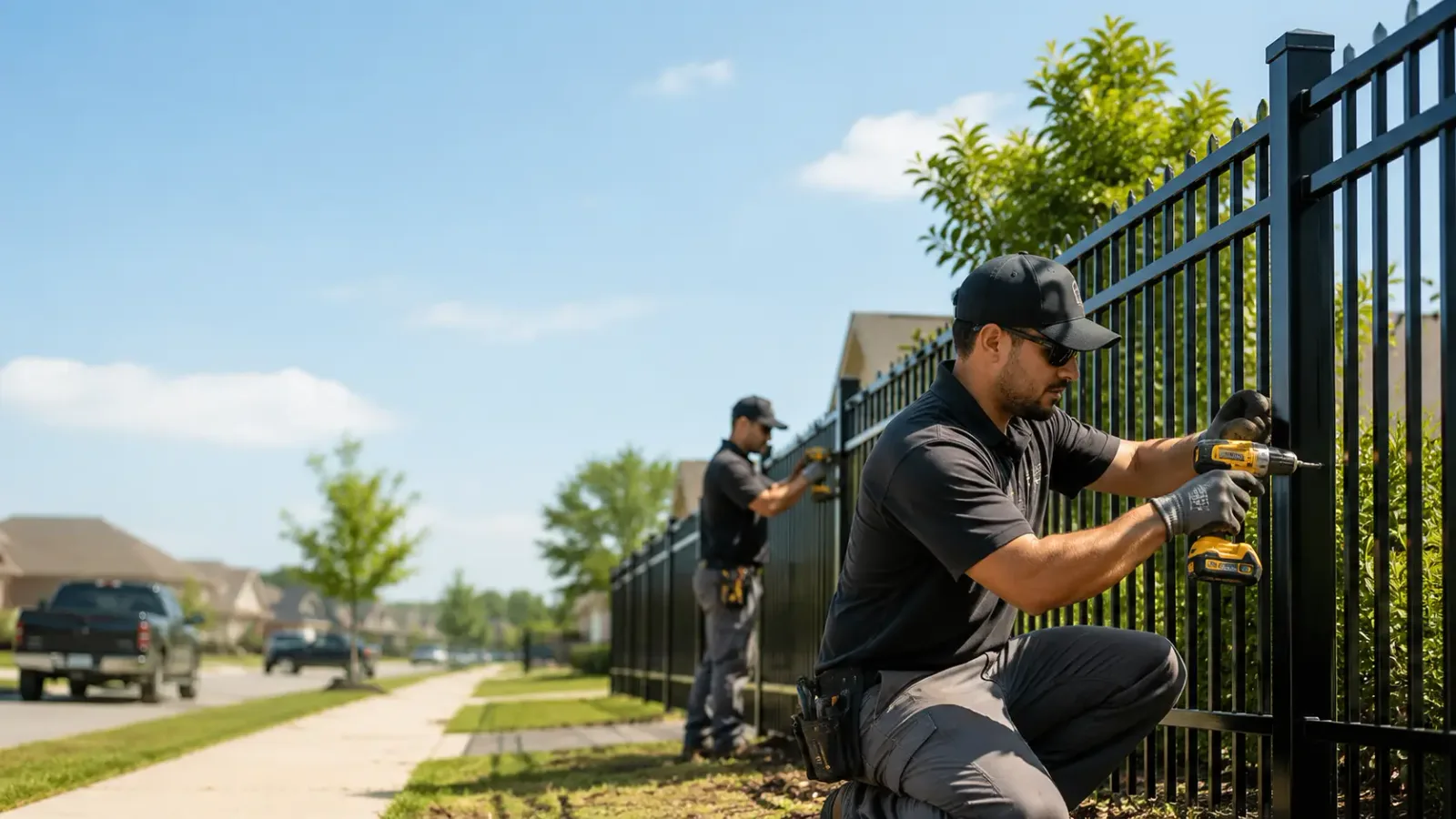 Metal Fence Installation in Sparta, MI